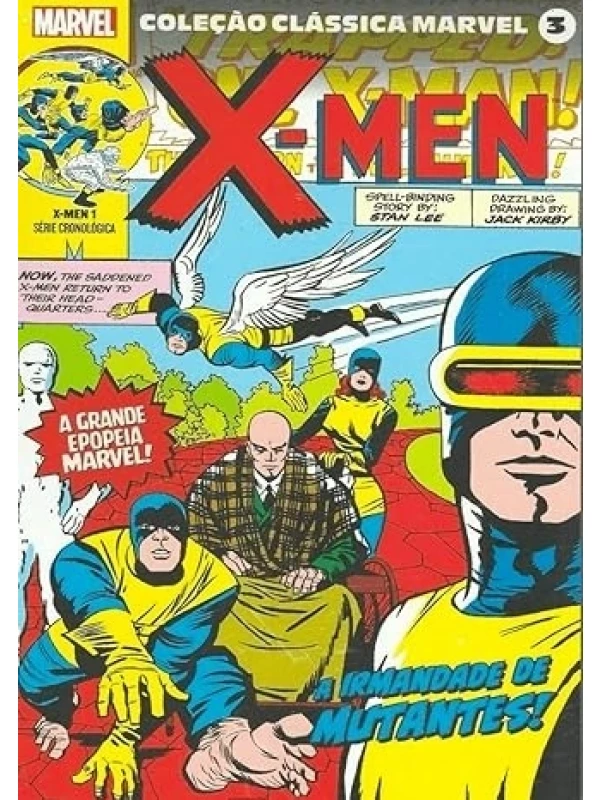 COLEÇÃO CLÁSSICA MARVEL X-MEN 1 - SÉRIE CRONOLÓGICA