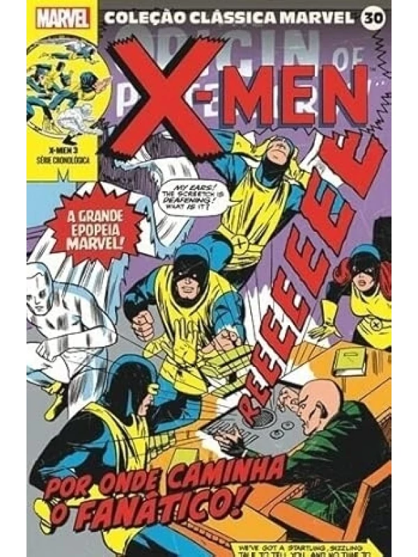 COLEÇÃO CLÁSSICA MARVEL X-MEN 3 - SÉRIE CRONOLÓGICA