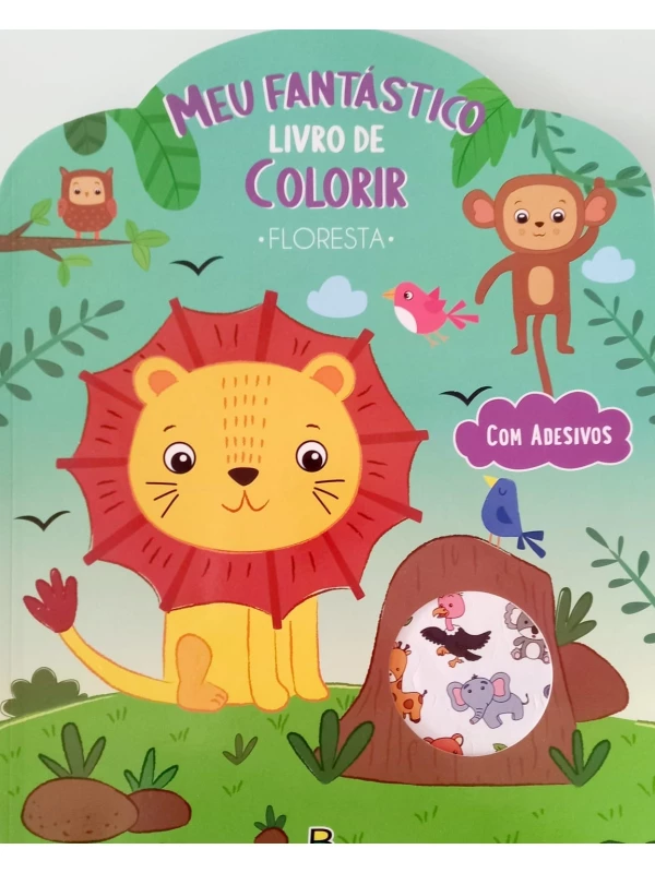 MEU FANTÁSTICO LIVRO DE COLORIR - FLORESTA