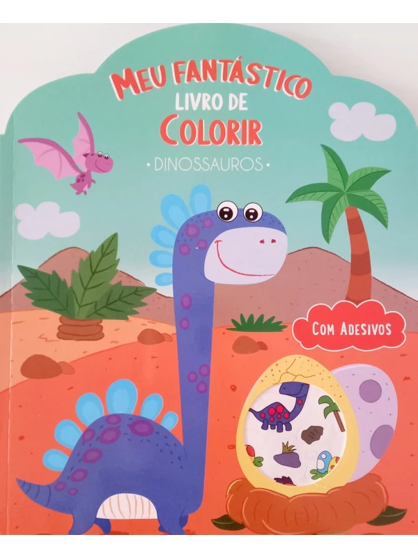 MEU FANTÁSTICO LIVRO DE COLORIR - DINOSSAURO