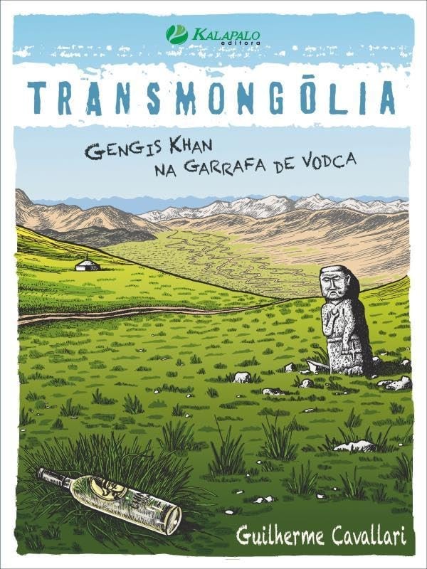 TRANSMONGÓLIA - GENGIS KHAN NA GARRAFA DE VODCA