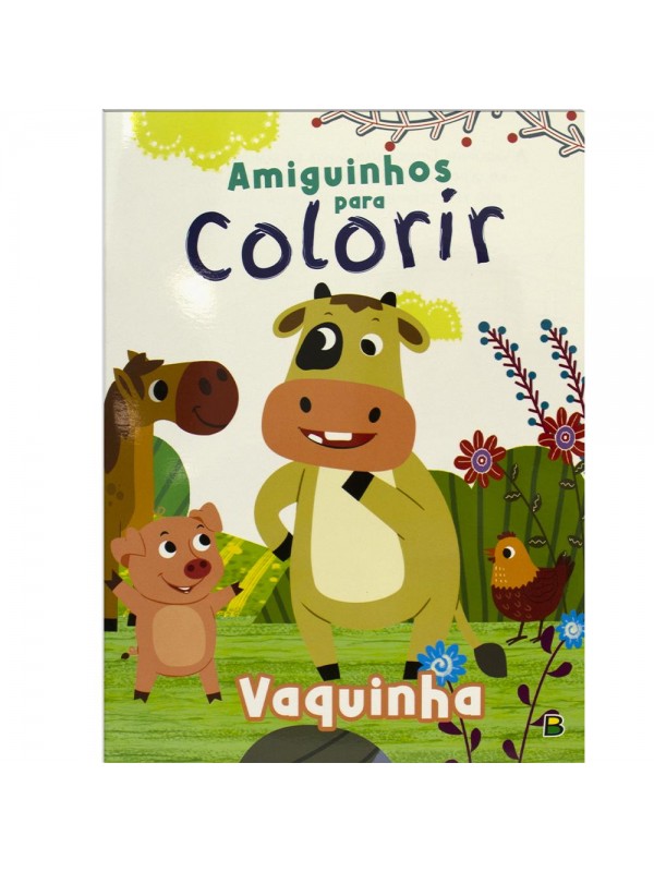 AMIGUINHOS PARA COLORIR - VAQUINHA
