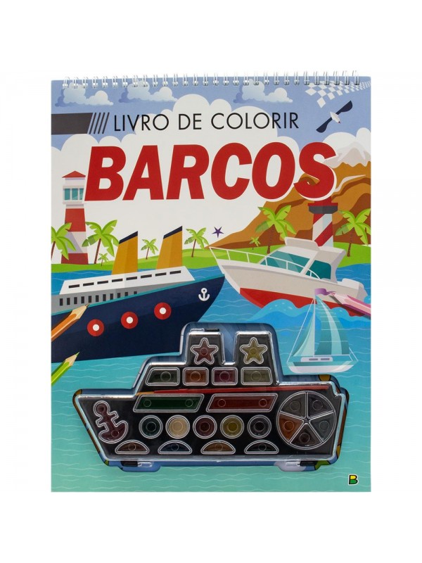 LIVRO DE COLORIR - BARCOS