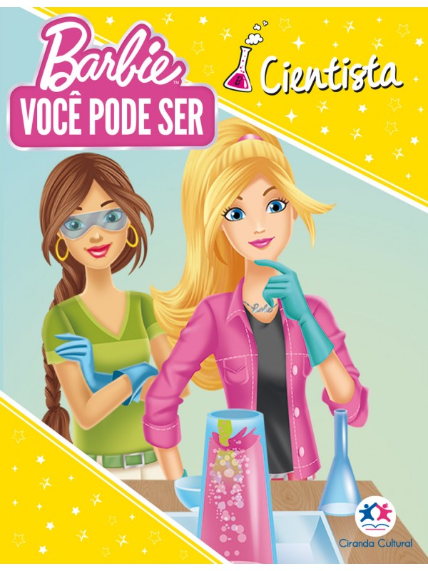 MINILIVRO - BARBIE - VOCÊ PODE SER CIENTISTA