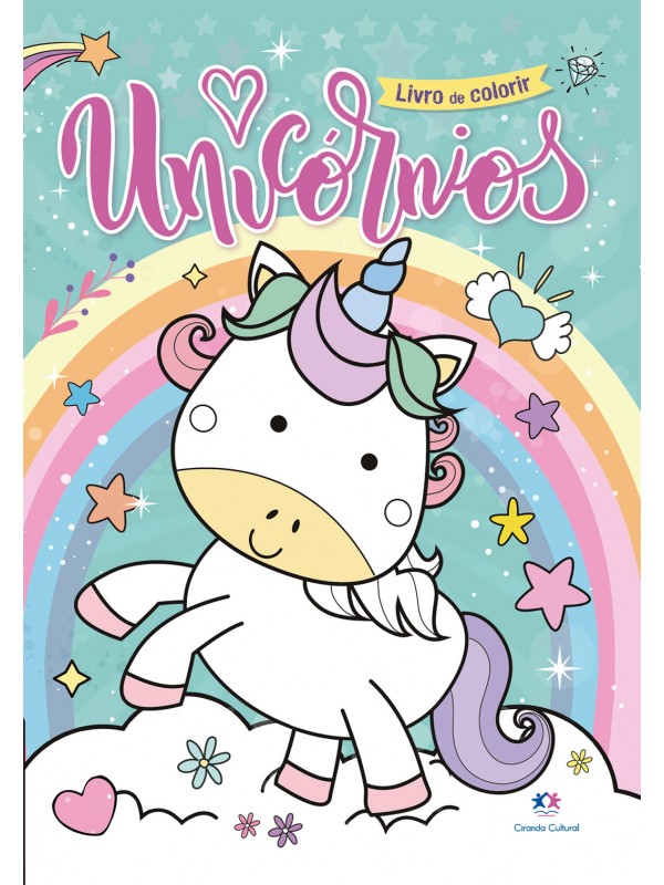 Unicórnios - Livro de colorir