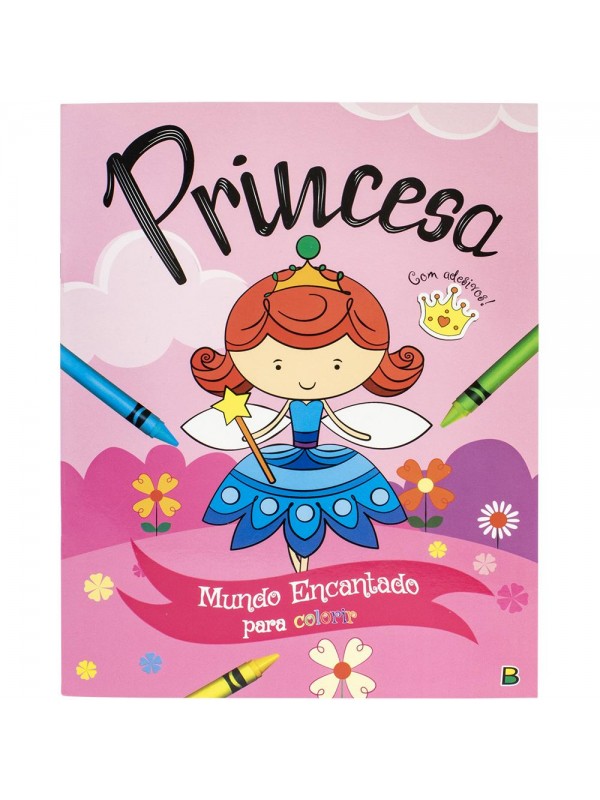 MUNDO ENCANTADO PARA COLORIR - PRINCESA