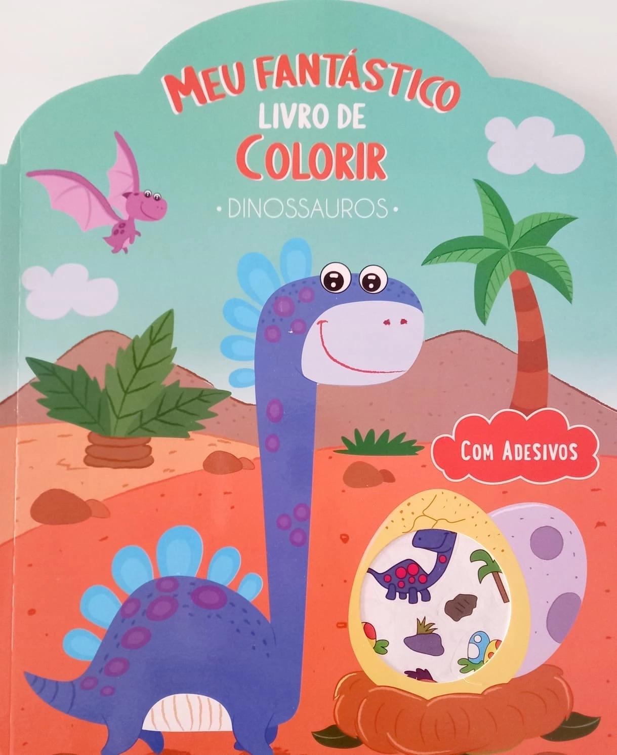 MEU FANTÁSTICO LIVRO DE COLORIR - DINOSSAURO