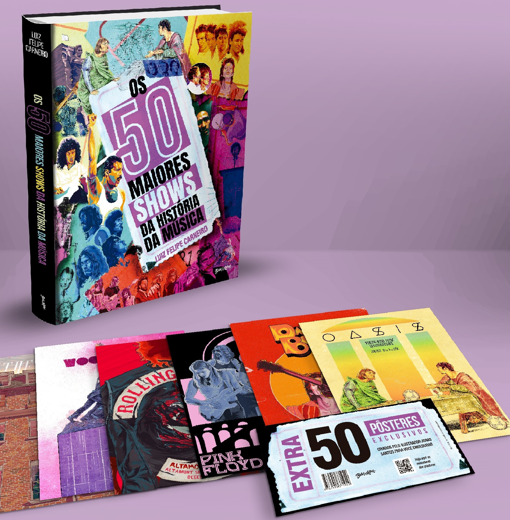 Os 50 maiores shows da história da música (Acompanha 50 pôsteres destacáveis exclusivos!)