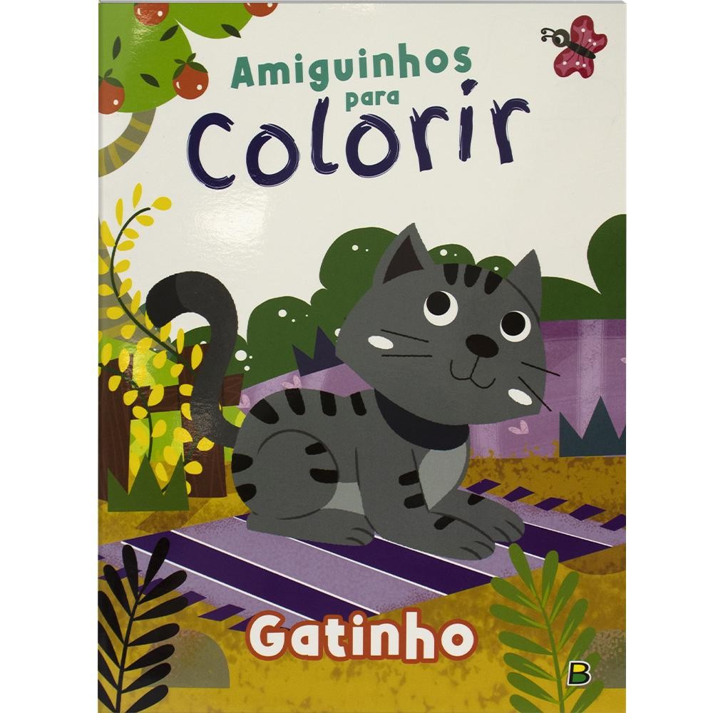 AMIGUINHOS PARA COLORIR - GATINHO