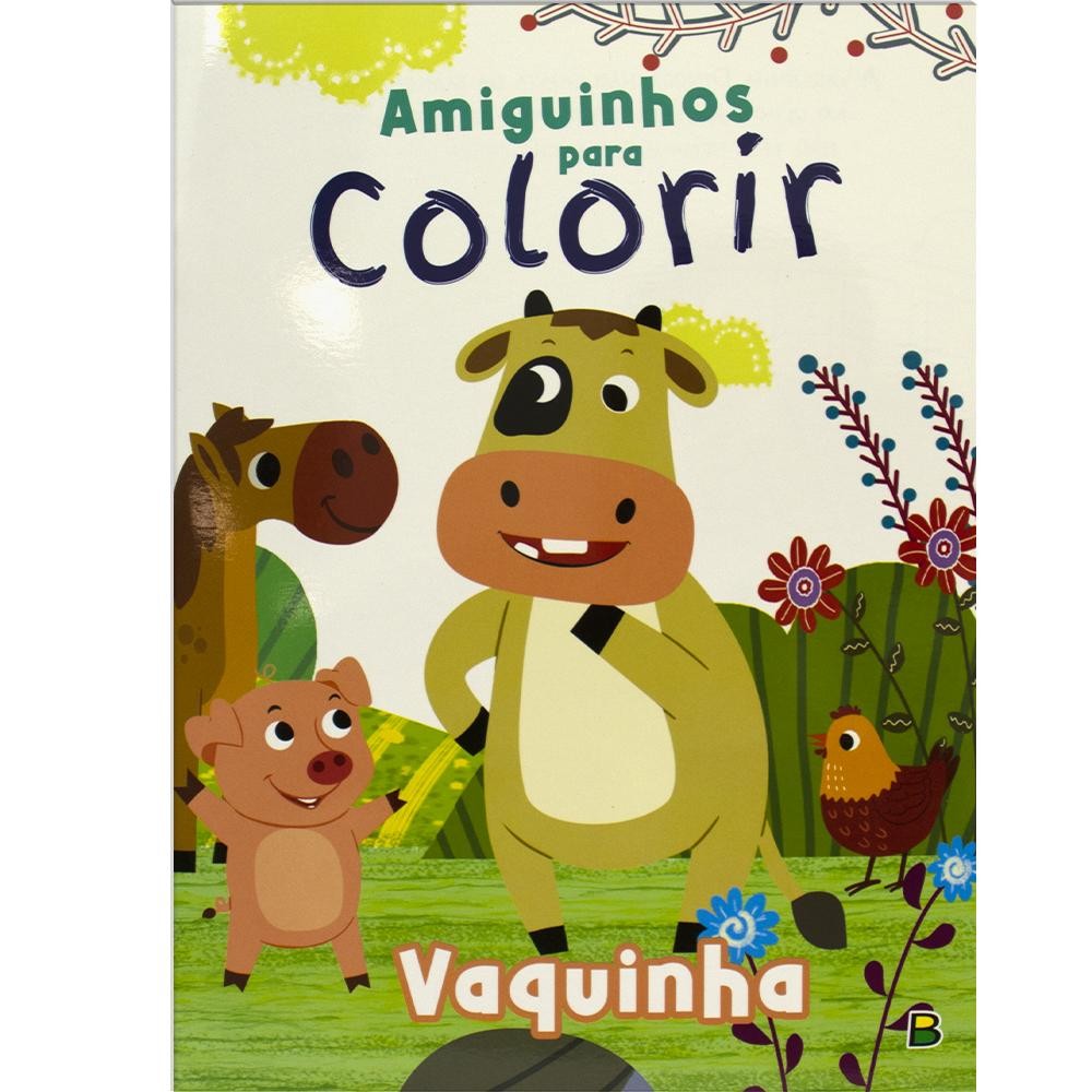 AMIGUINHOS PARA COLORIR - VAQUINHA