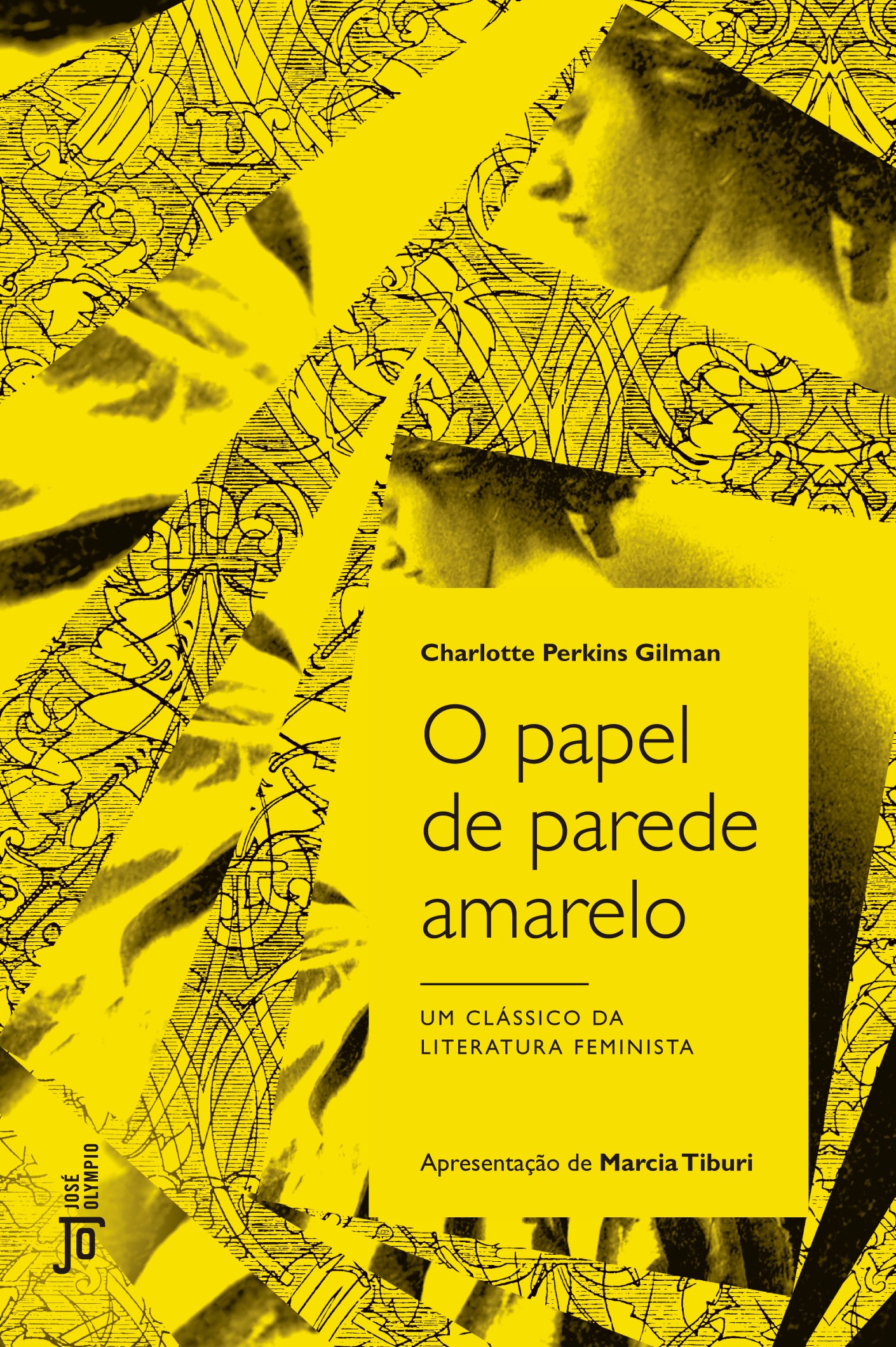 O papel de parede amarelo