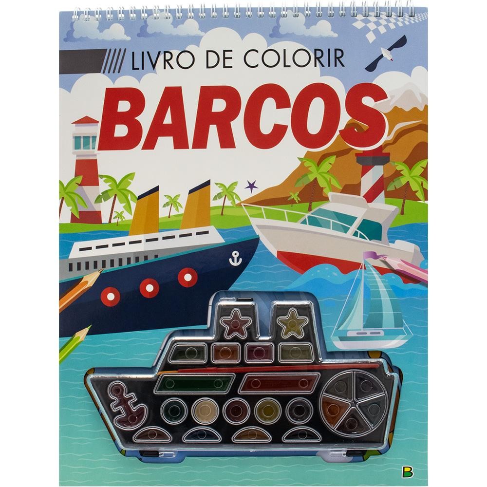 LIVRO DE COLORIR - BARCOS