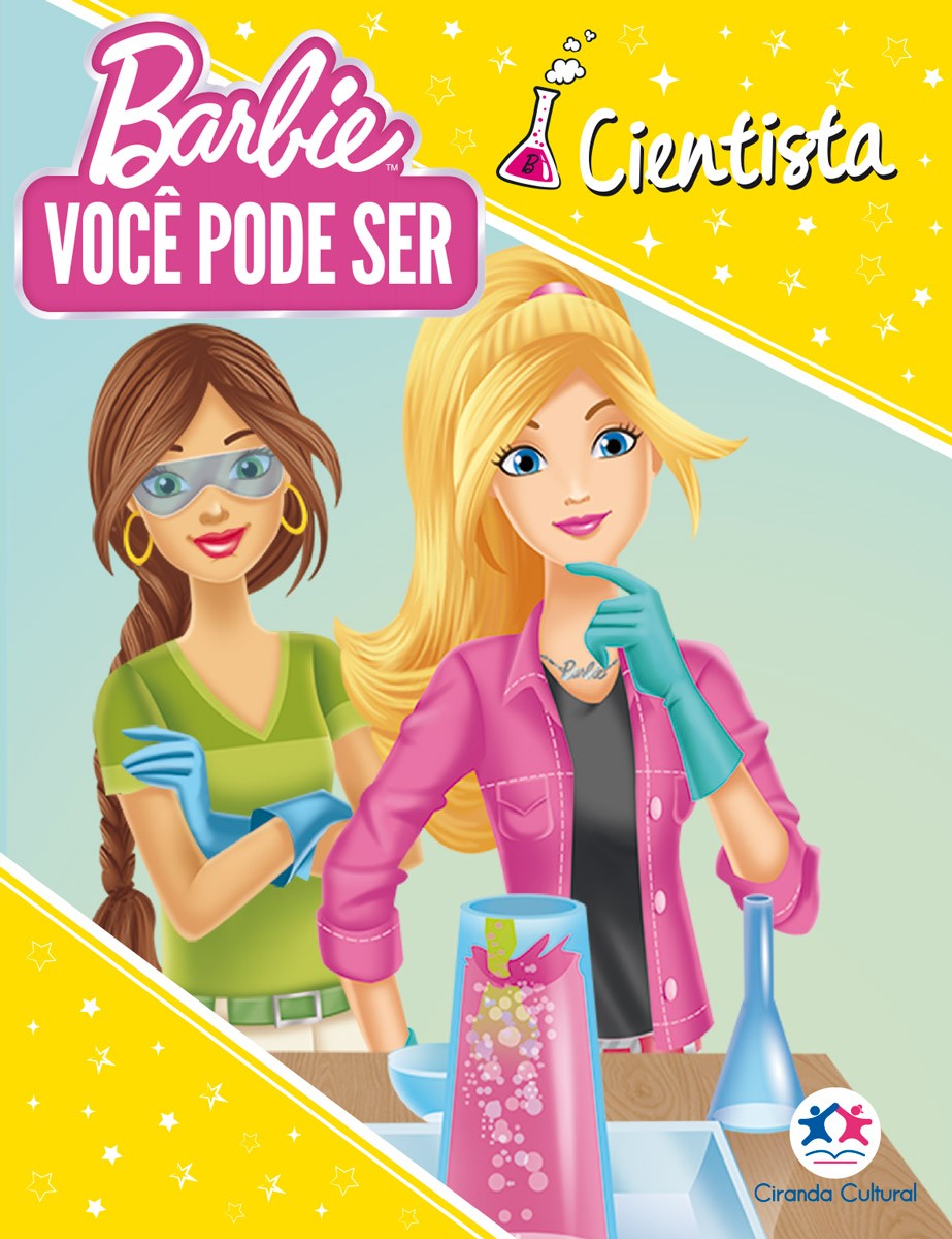 MINILIVRO - BARBIE - VOCÊ PODE SER CIENTISTA