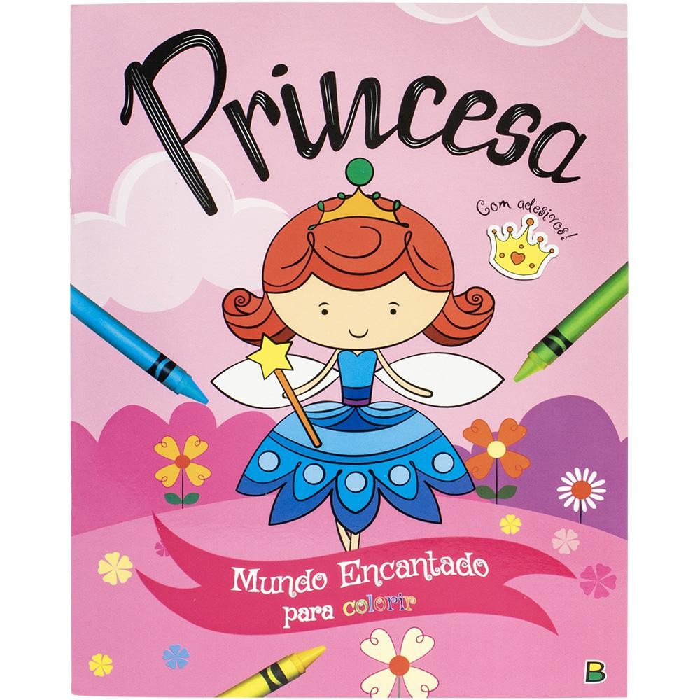 MUNDO ENCANTADO PARA COLORIR - PRINCESA
